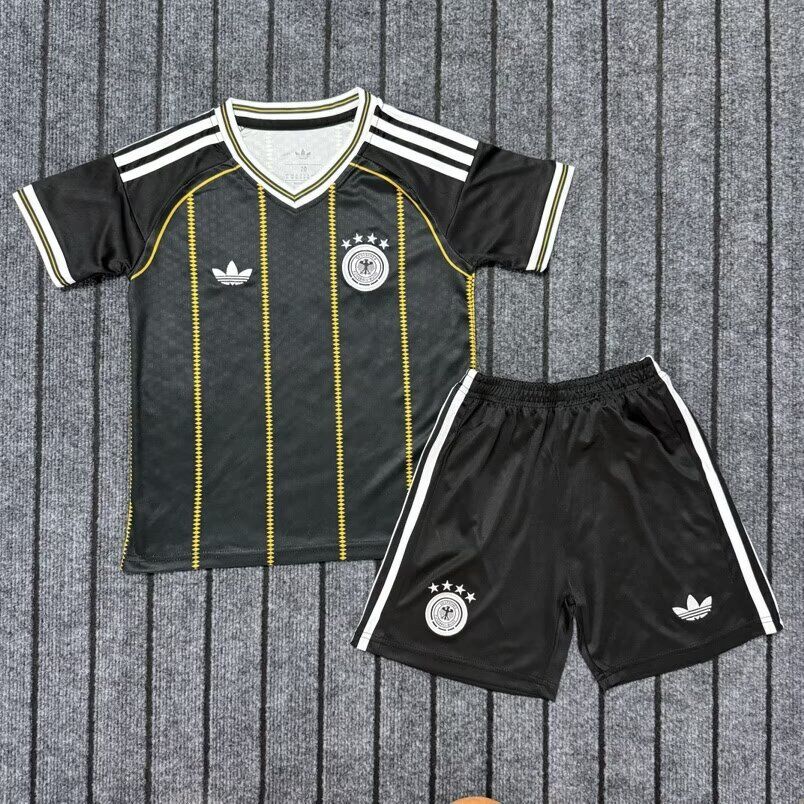 Kids-Germany 26/27 Special Black/Yellow Soccer Jersey